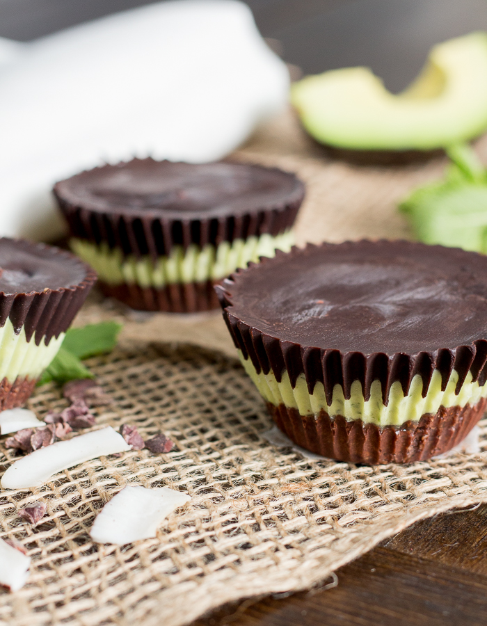 Raw Chocolate Mint Tarts - Gluten Free & Vegan
