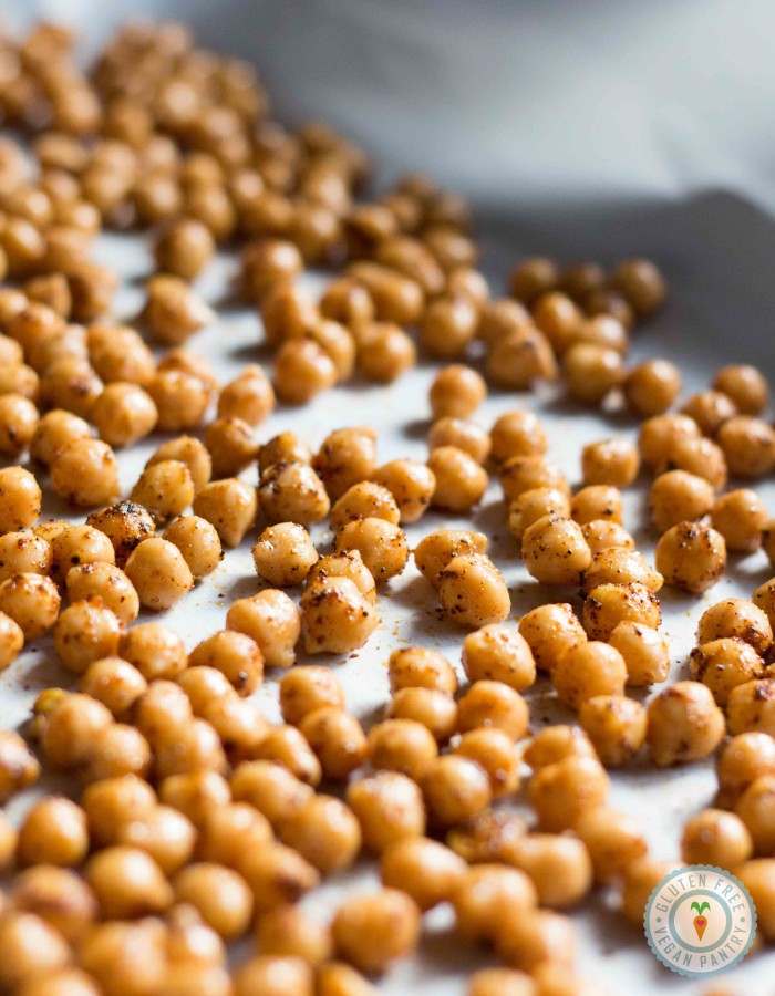 Salty Spicy Sweet Roasted Chickpea Mix