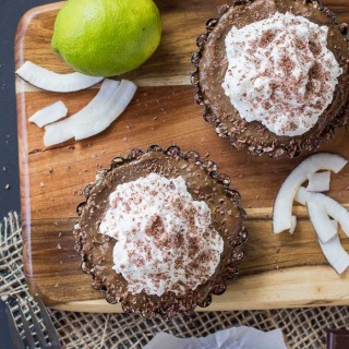 Mexican Chocolate Lime Pudding Tarts – Raw, Vegan + GF