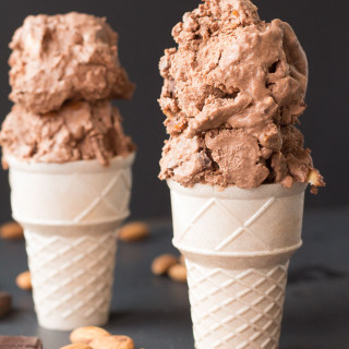 Vegan Heavenly Hash Ice Cream – Gluten-Free, too!