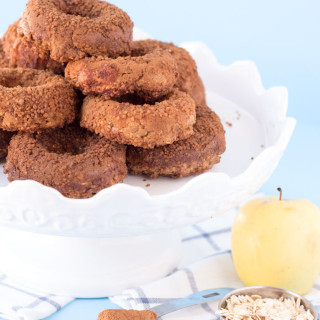 Apple Cinnamon Sugar Donuts – Vegan + Gluten-free