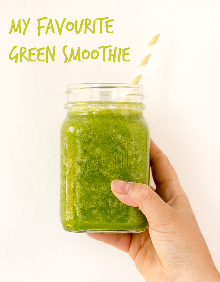 My Favourite Green Smoothie - Vegan + Gluten-free | glutenfreeveganpantry.com